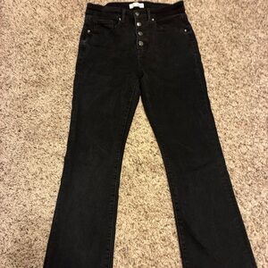 LOFT Women's Straight Leg Dark Jeans